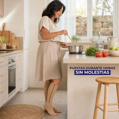 Venara® | Medias de compresión con cremallera.